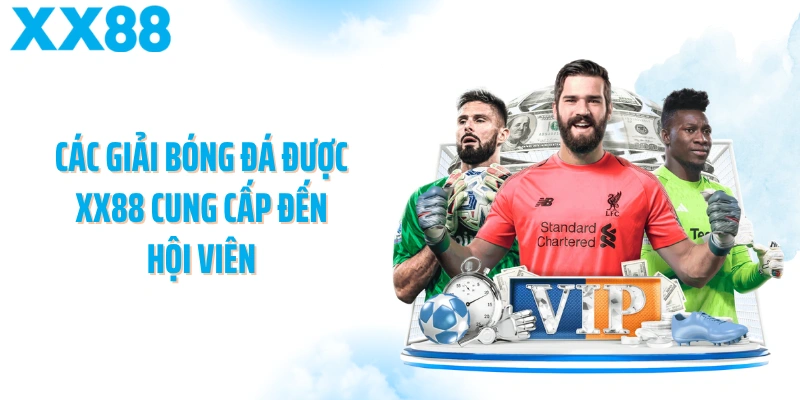 Các giải bóng đá được XX88 cung cấp đến hội viên 